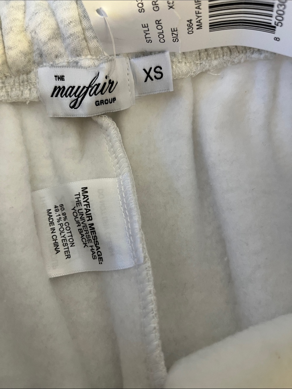 Mayfair Group Women's White Track Joggers - XS - Picture 2 of 12